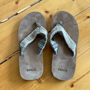 Sanuk Men’s size 10 Fraid Flip Flop Sandal